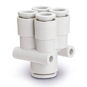 Different Diameter Double Union "Y"
