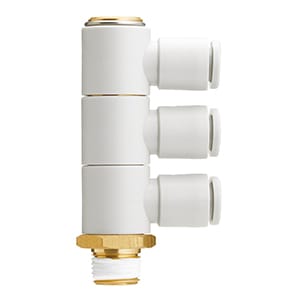 Triple Universal Male Elbow