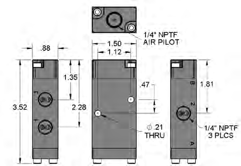 Alkon Corporation TD-4220 dimensions Alkon Corporation TD-4220 dimensions