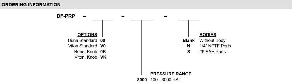 Delta Power Company DF-PRP-00-3000 Ordering Information Delta Power Company DF-PRP-00-3000 Ordering Information