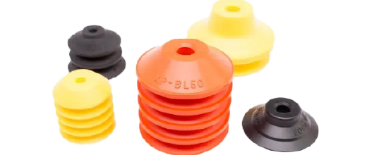 Vacuum cups in different shapes and styles