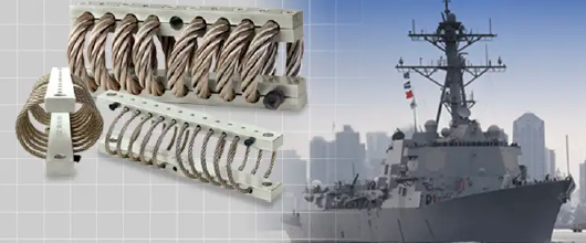 Enidine wire-rope isolators and vibration-control products for industrial equipment