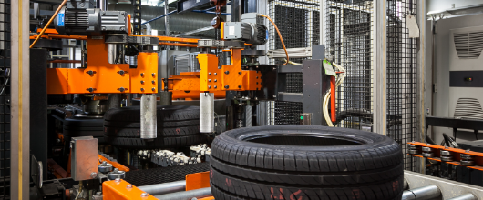 Tire and rubber automation application