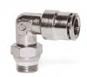 P6520 04-02 Camozzi Nickel-Plated Push-in Fitting