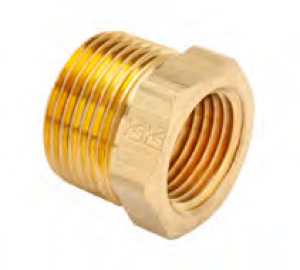 28102 Midland Industries Hex Bushing Brass Pipe Fitting