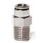 6510-08-08 Camozzi Nickel-Plated Push-in Fitting