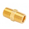28211L  Midland Industries Hex Nipple Brass Pipe Fitting with Left Handed Thread