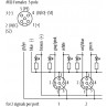 Murrelektronik Exact12, 8-Way-5-Pole 5m Cable 8000-88510-3980500 schematic