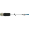 Murrelektronik Female M12, 5-Pole, Gray Shielded, 5m Cable Image