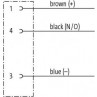 Murrelektronik Female M8, 3-pole, Yellow PVC, 3m Cable 7000-08041-0100300 schematic