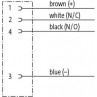 Murrelektronik Female M8, 4-pole, Yellow PVC, 5m Cable 7000-08061-0110500 schematic