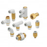 SMC KQ2, One-touch Fitting, for Metric Size Tube, M/R/Rc Connection Thread KQ2H06-00A