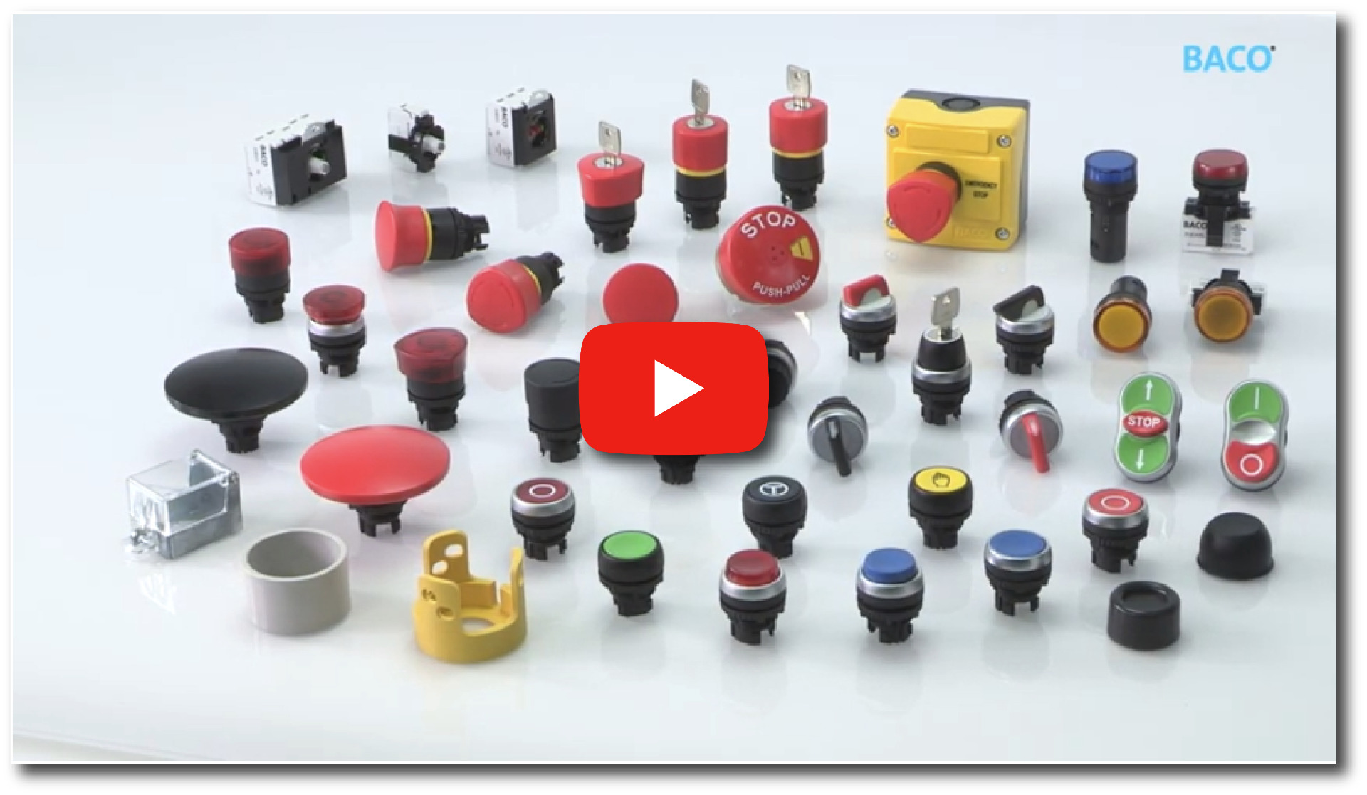 BACO CONTROLS - CUSTOMIZED Buttons and control stations