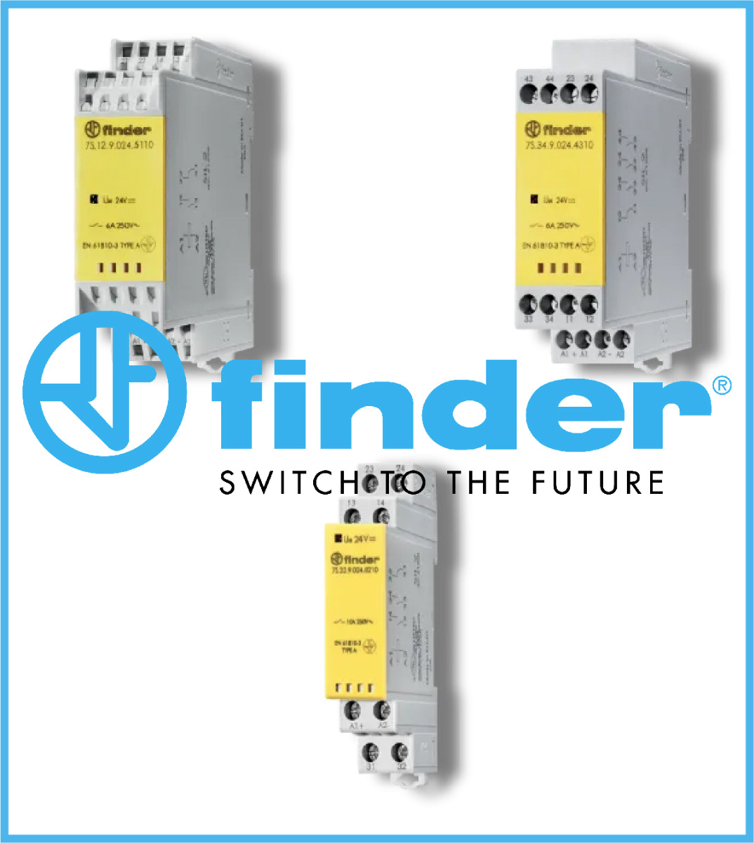 Finder 7S Series Modular Relays from Scott Equipment Company