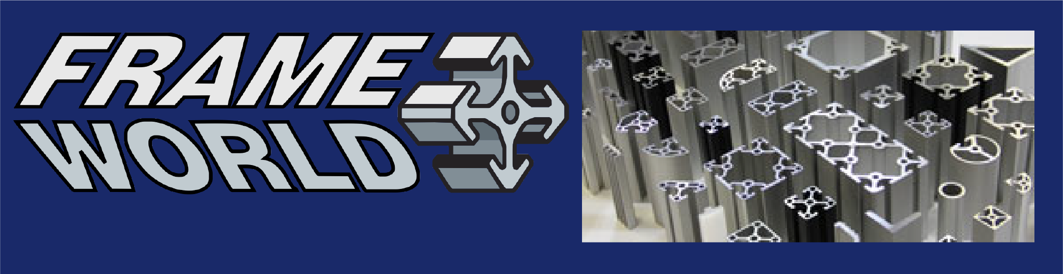 Frameworld Aluminum Extrusion available from Scott Equipment Company