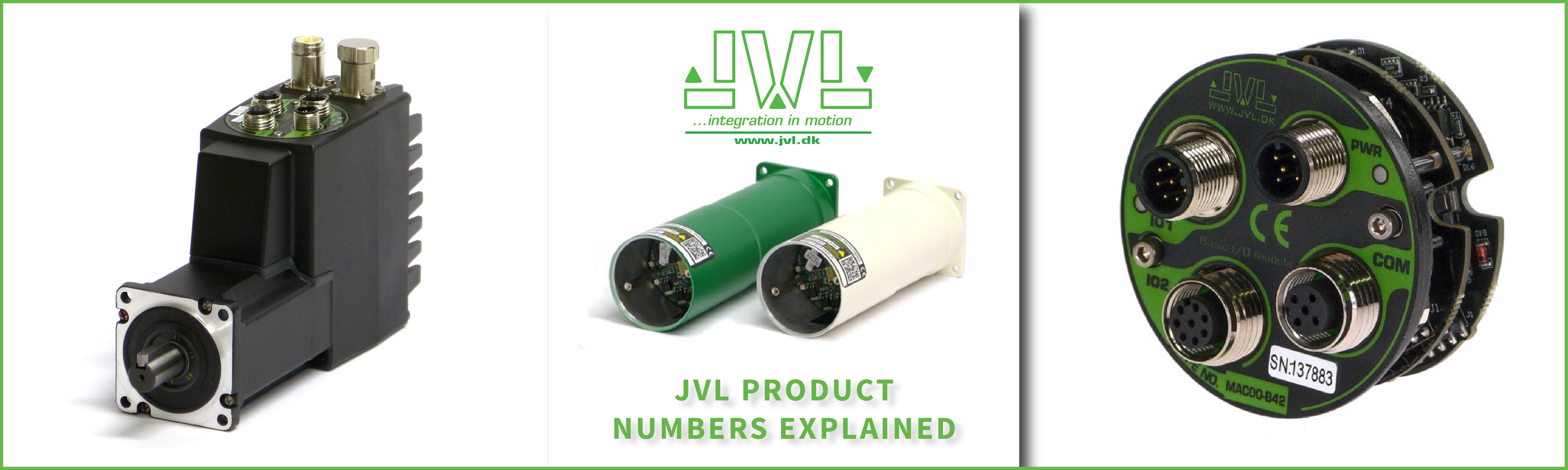 JVL Motors Part Numbers Explained