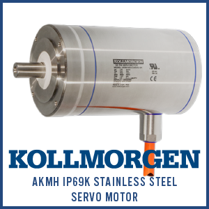Kollmorgen AKMH IP69K Stainless Steel Motor