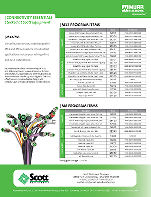 Murrelektronik Connectivity Essentials Pricelist Murrelektronik Connectivity Essentials Pricelist