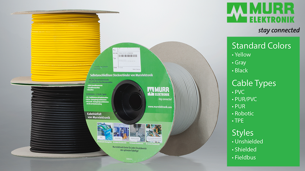 Murrelektronik Bulk Cable spooled in USA Murrelektronik Bulk Cable spooled in USA