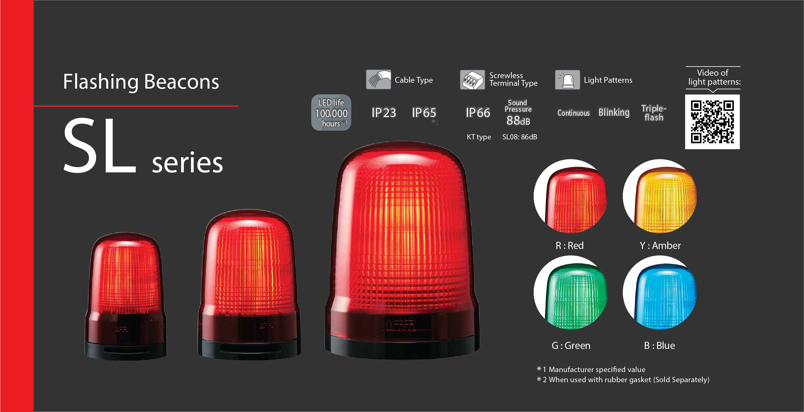 PATLITE SL Series Flashing Beacon