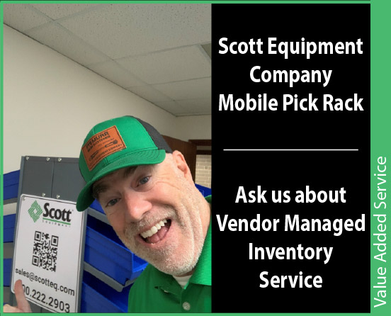 Scott Equipment Company Mobile Pick Rack