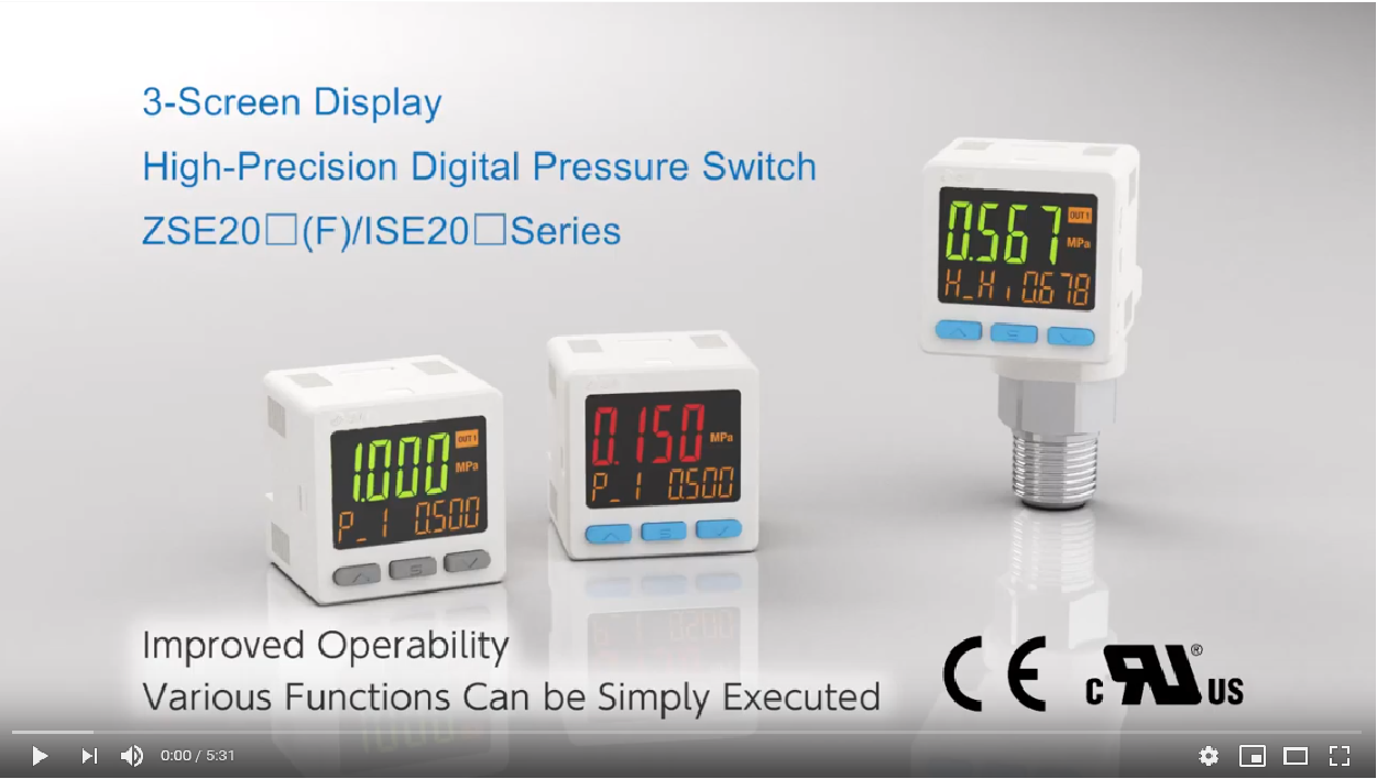 SMC Digitial Pressure Sensor Video SMC Digitial Pressure Sensor Video