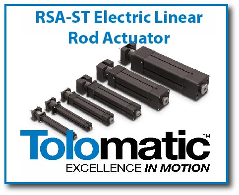 Tolomatic Actuator RSA-ST Electric Linear Rod Actuator