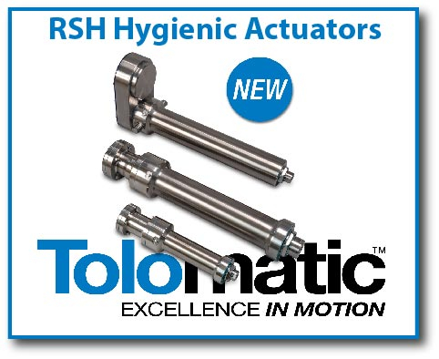 Tolomatic Actuators RSH Hygienic Ros Style Actuator