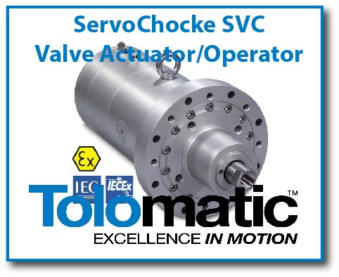 Tolomatic Actuator ServoChoke Valve Actuator/Operator