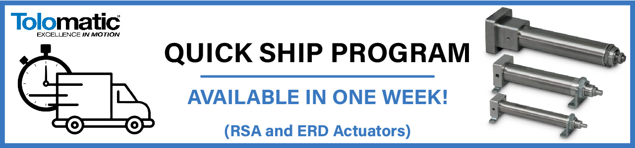 Tolomatic Quick Ship Program