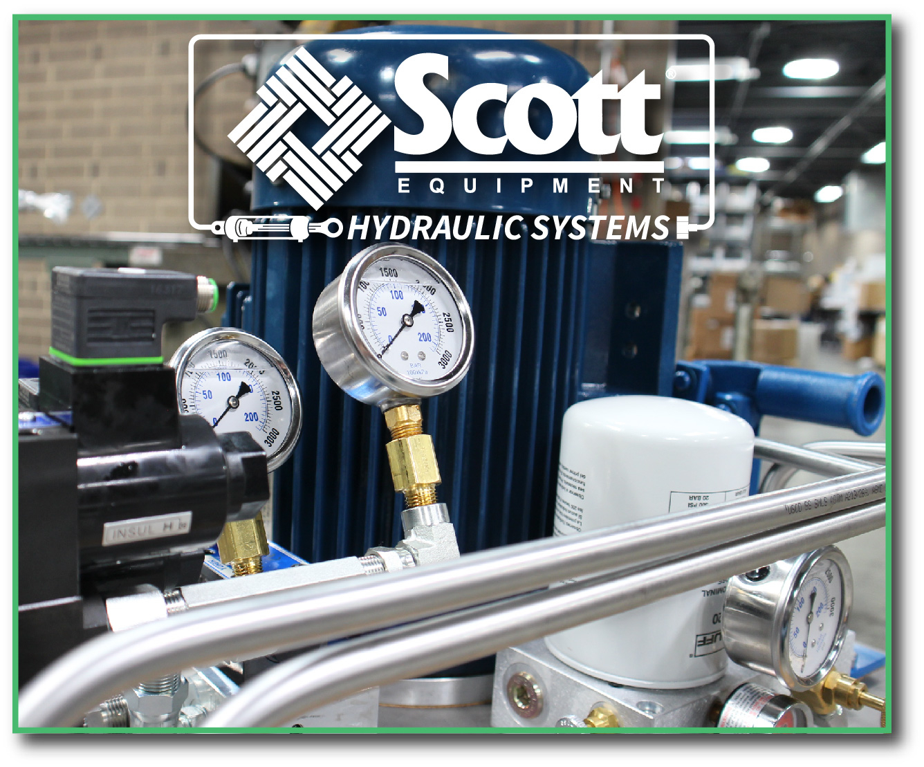 Scott Equipment Company Hydraulic Systems Custom Pump System