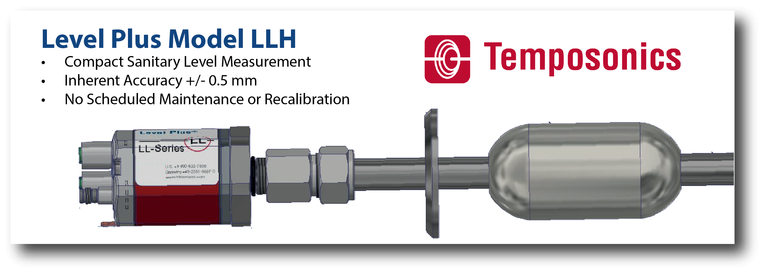 Temposonics Level Plus Model LLE Transmitter Temposonics LLH Level Transmitter Technology