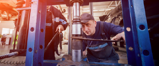 Scott Equipment Tolomatic actuator assembly and installation support